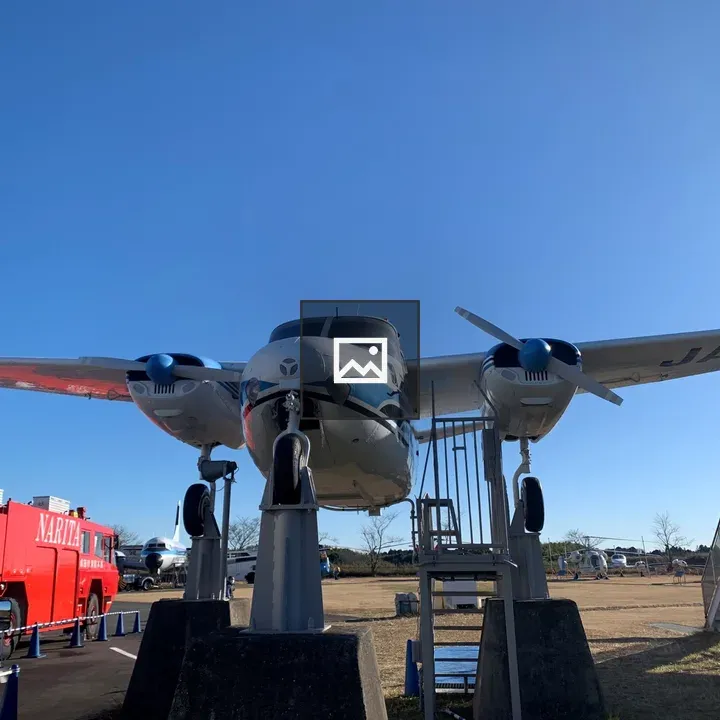 Cessna on Display Outdoors