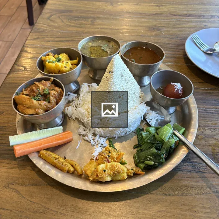 Traditional Nepali Thali Dish