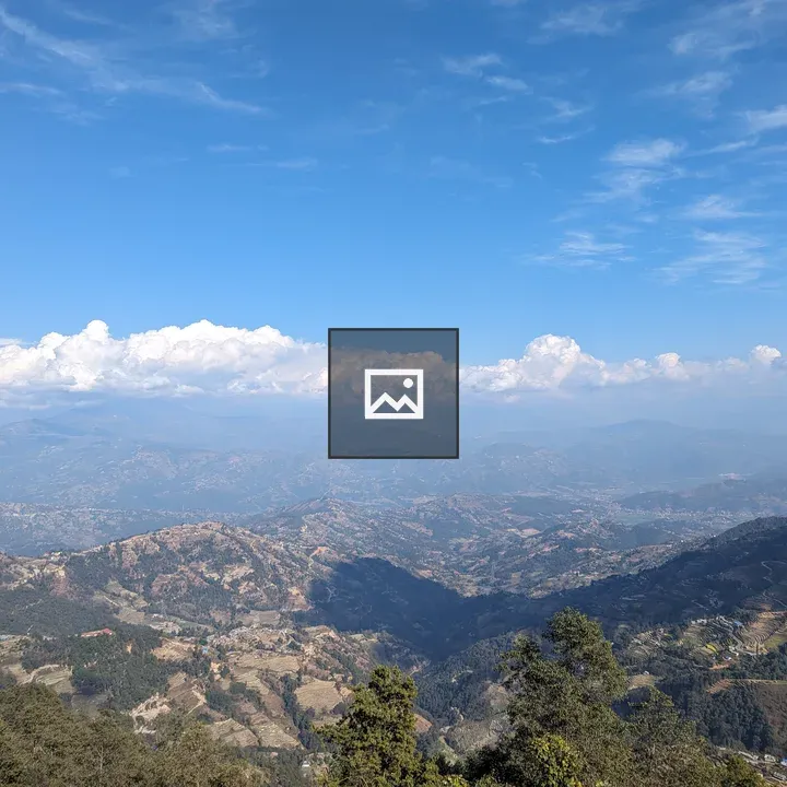 Expansive mountain landscape