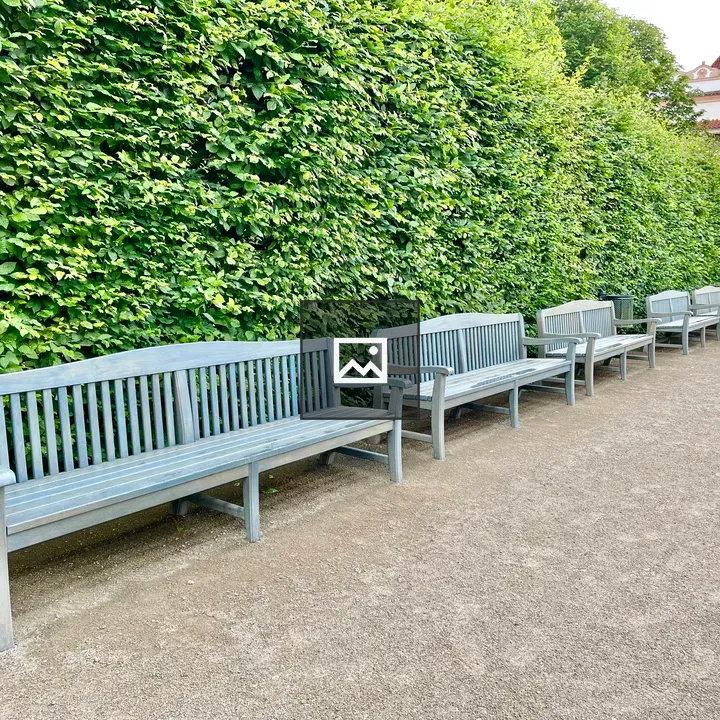 Empty Benches in Waldstein Garden