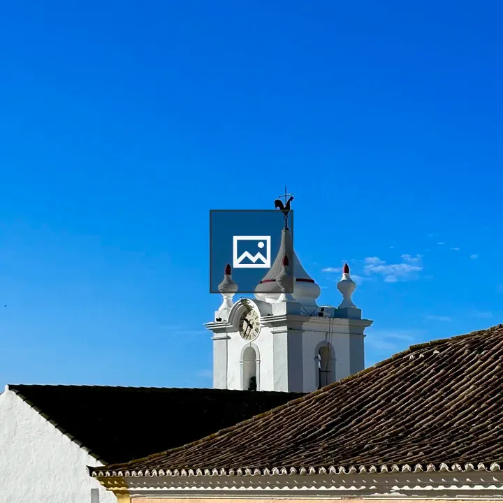 Rooftop Tiles and Bell Tower in Estói