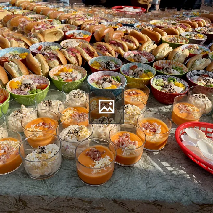 Salmorejo and Poke at WordCamp Sevilla