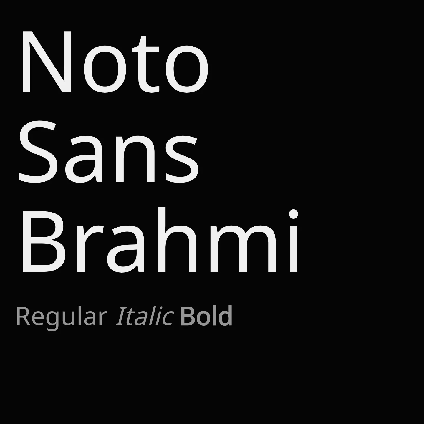Noto Sans Brahmi