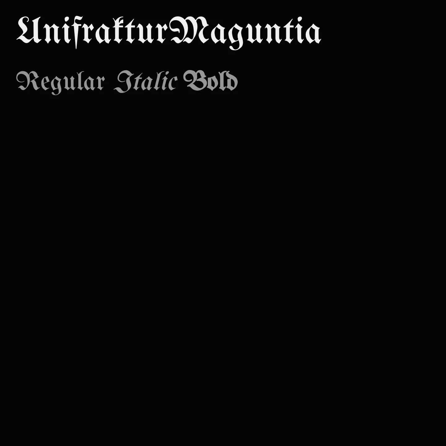 UnifrakturMaguntia