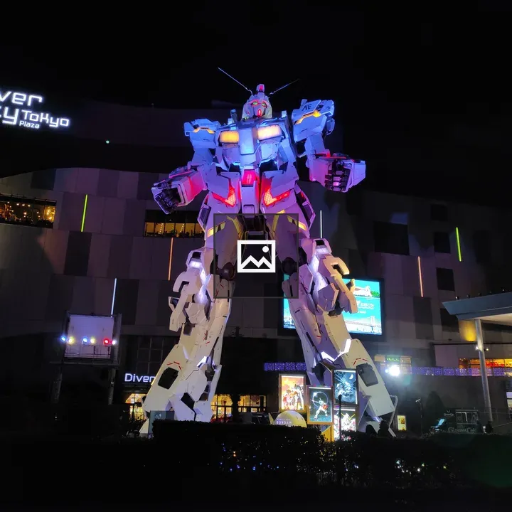 Gundam Display in Front of Mall
