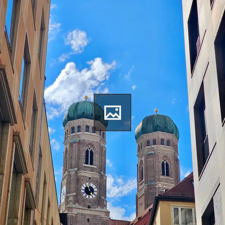 Frauenkirche Towers Against Sky