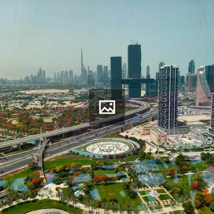 Dubai Frame skyline view