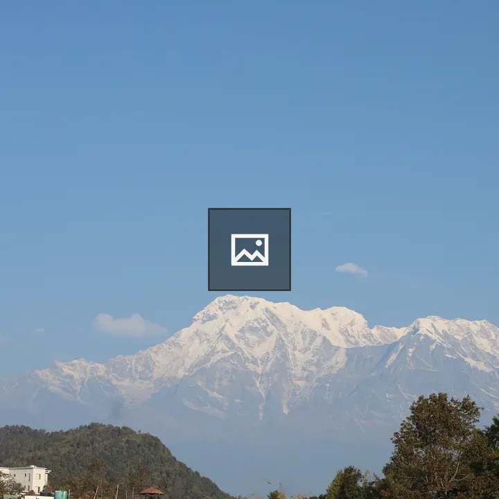 Snow-Capped Annapurna Range