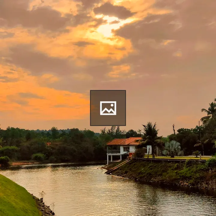 Riverside House at Golden Hour