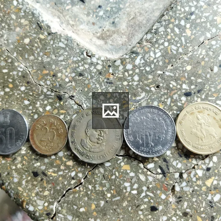 Indian coins in a row