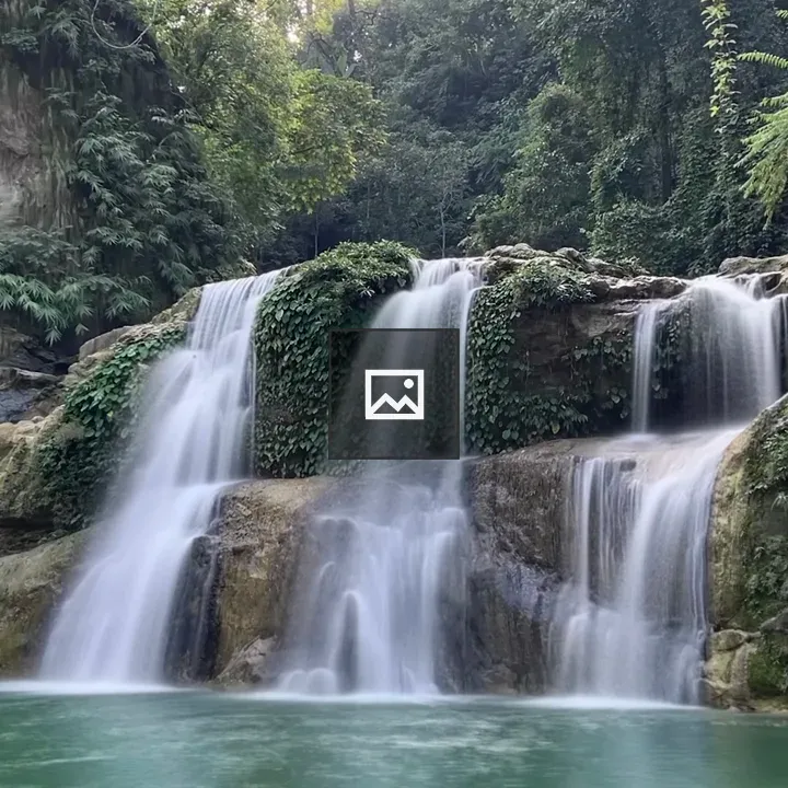 Waterfall at Baikuntha Taal