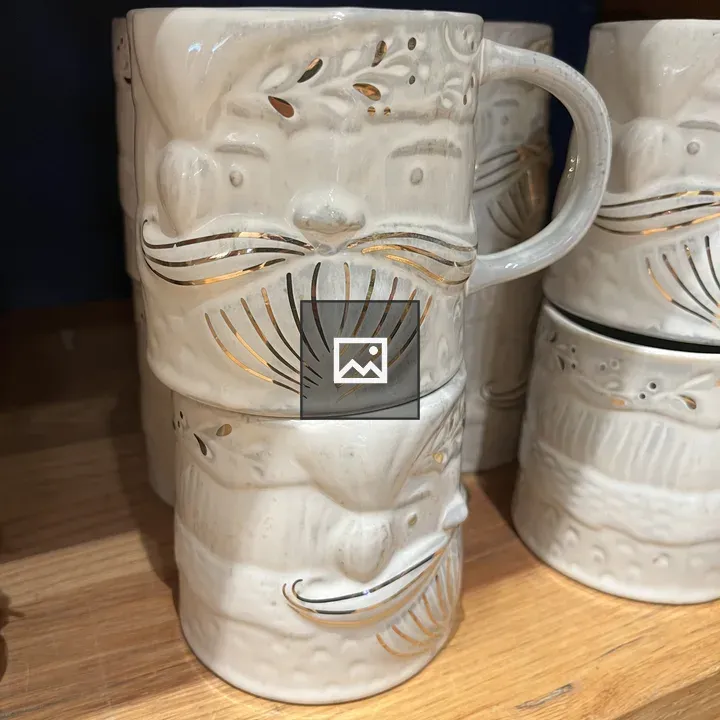Festive holiday mugs