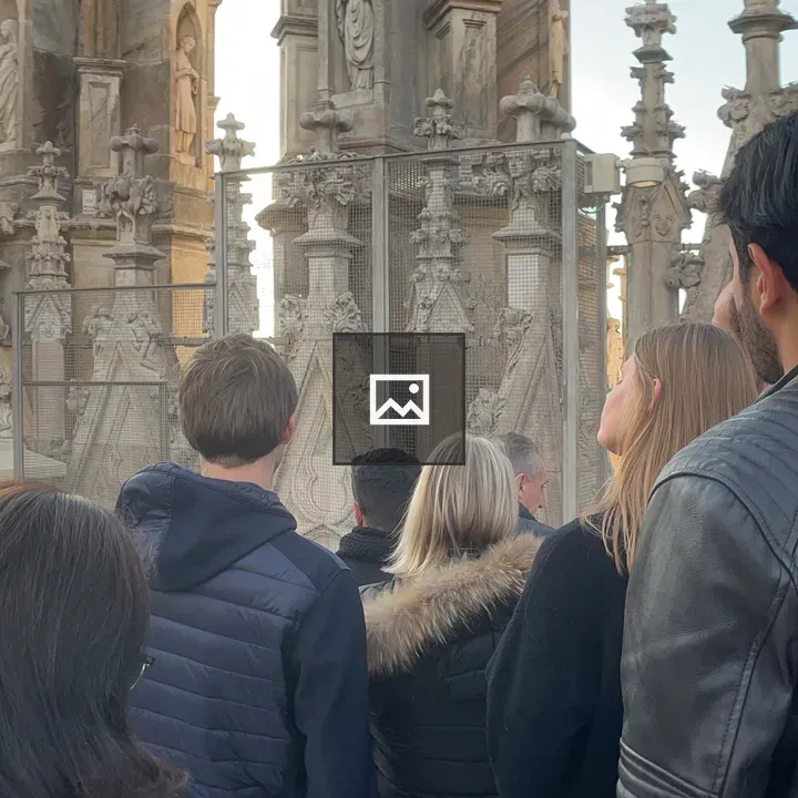 People in Line at Duomo di Milano
