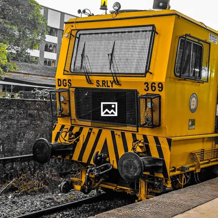 Engine of an Indian train