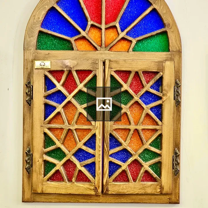 Colorful window miniature wall decor