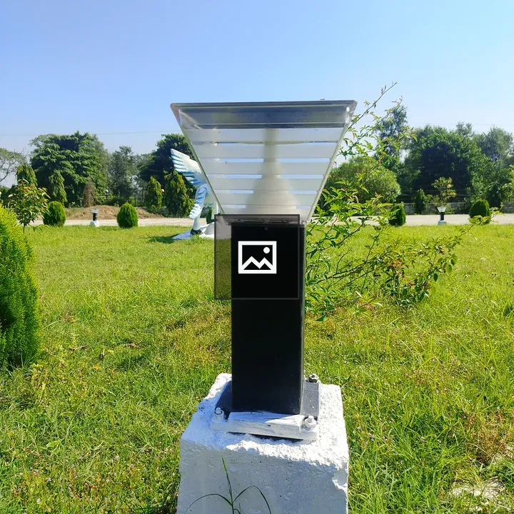 Modern outdoor lamp post