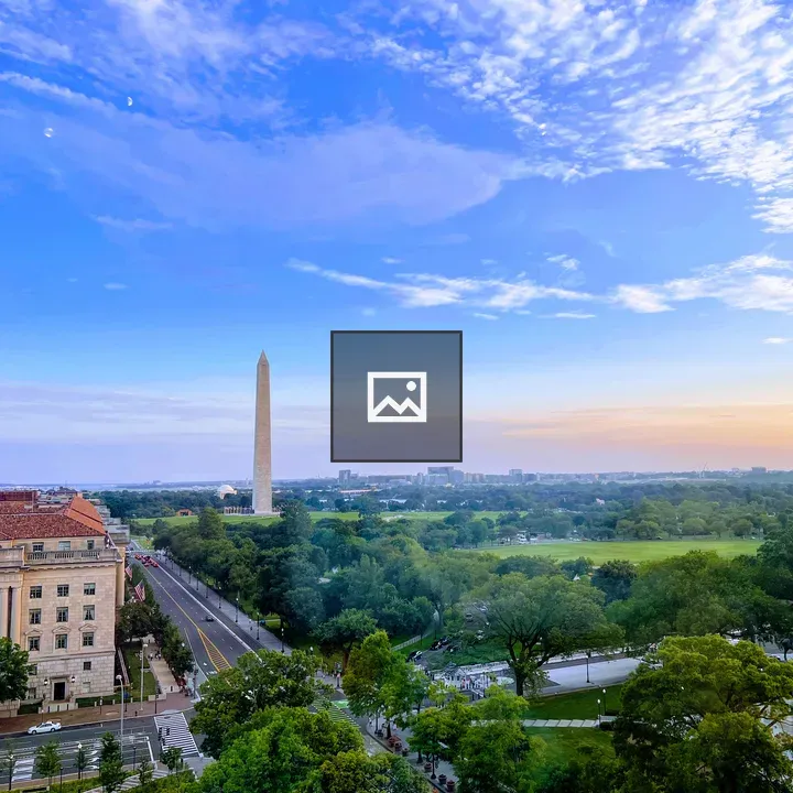 Washington Monument at Sunset
