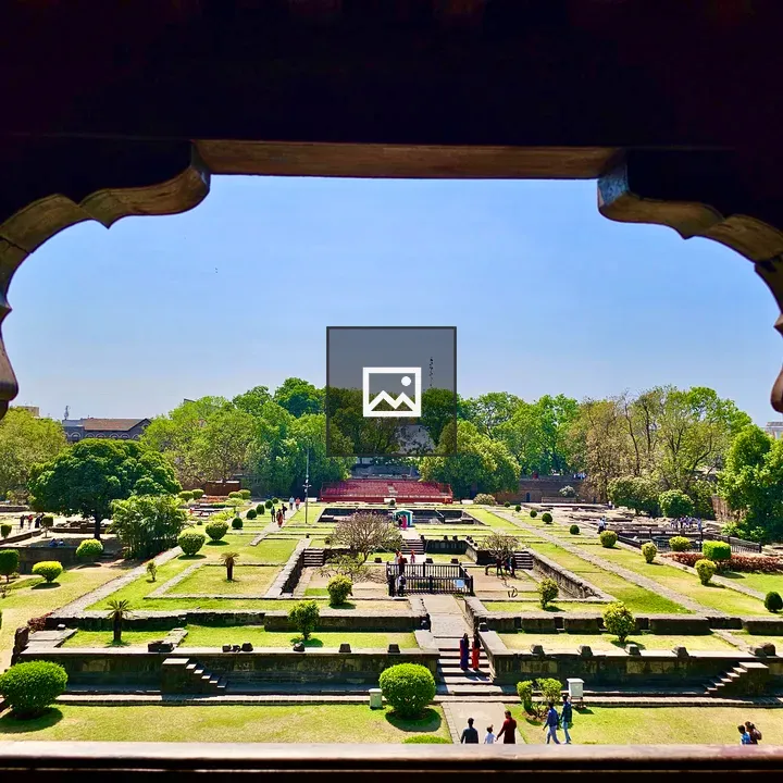 Archway View of Garden Pathways