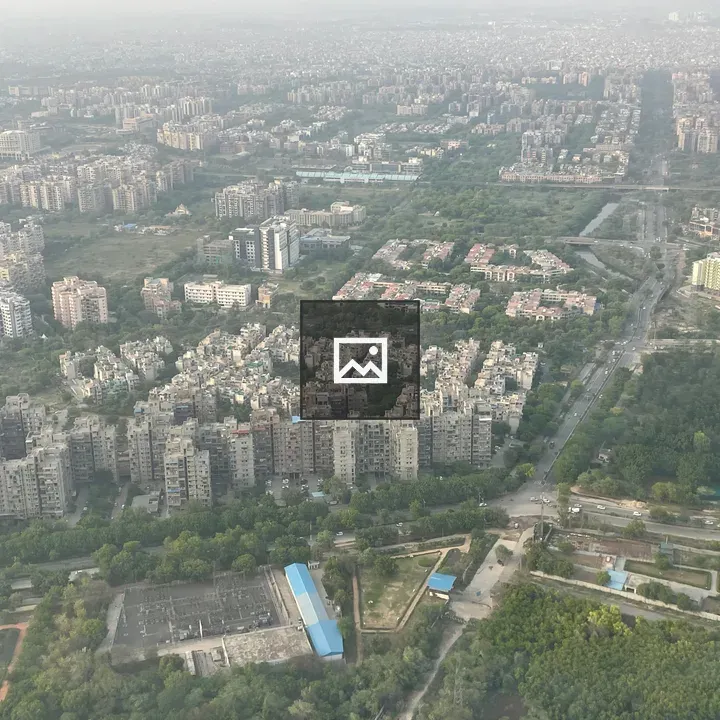 Cityscape from Above with Buildings