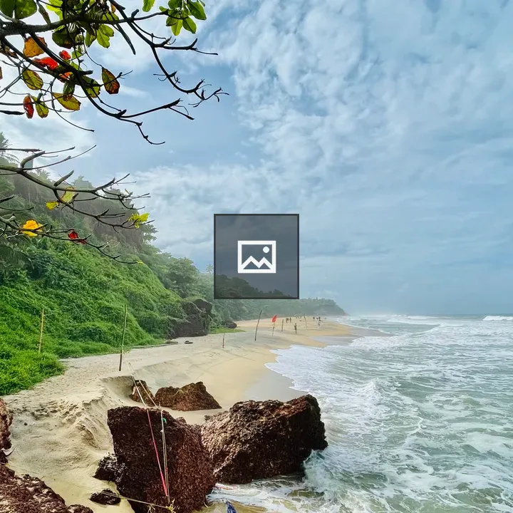 Beach at Varkala, India
