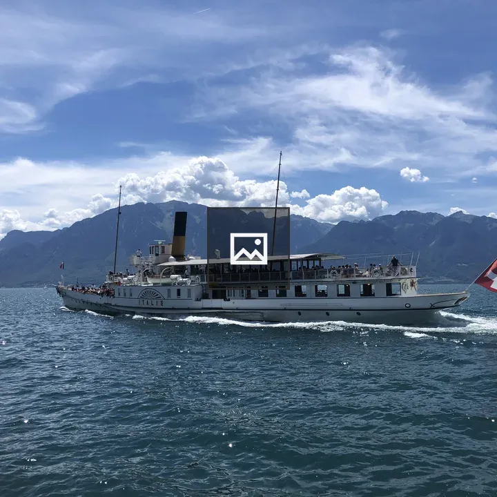 Steamboat on Lake Geneva