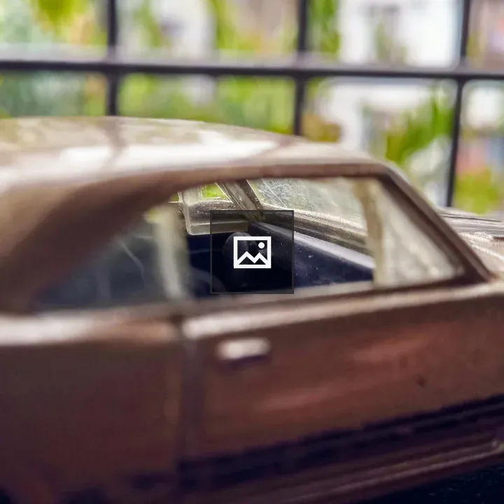 Toy car and hood details