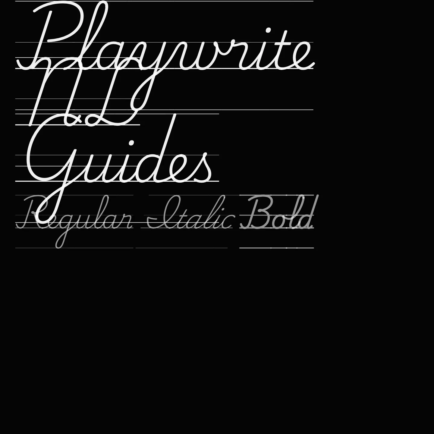 Playwrite NL Guides