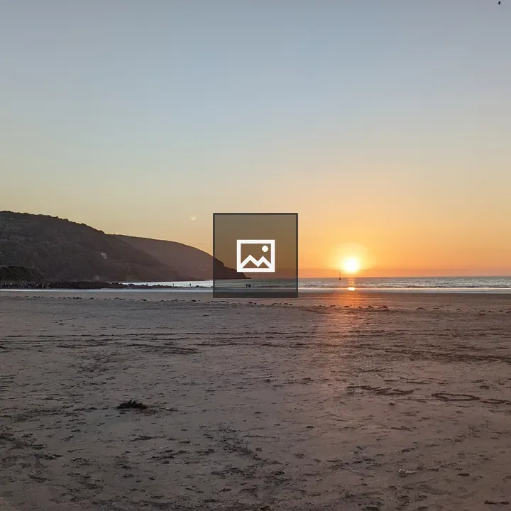 Sunset at West Wales Beach