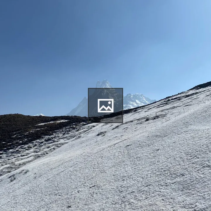 Snowy Mountain Slope