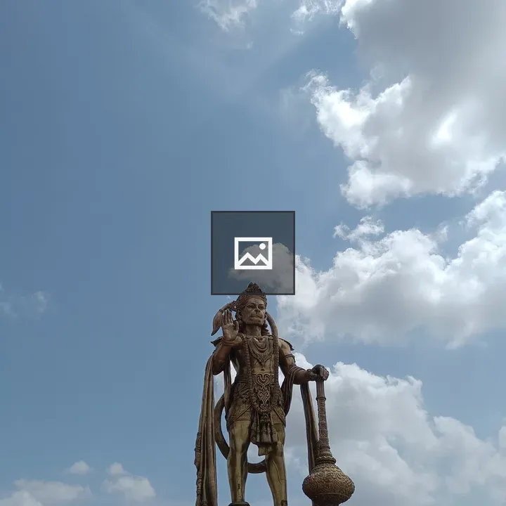 Hanuman statue in Sarangpur