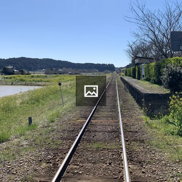 View of railway tracks from Nittano Station