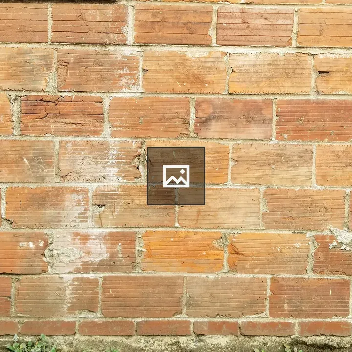 Worn brick wall close-up