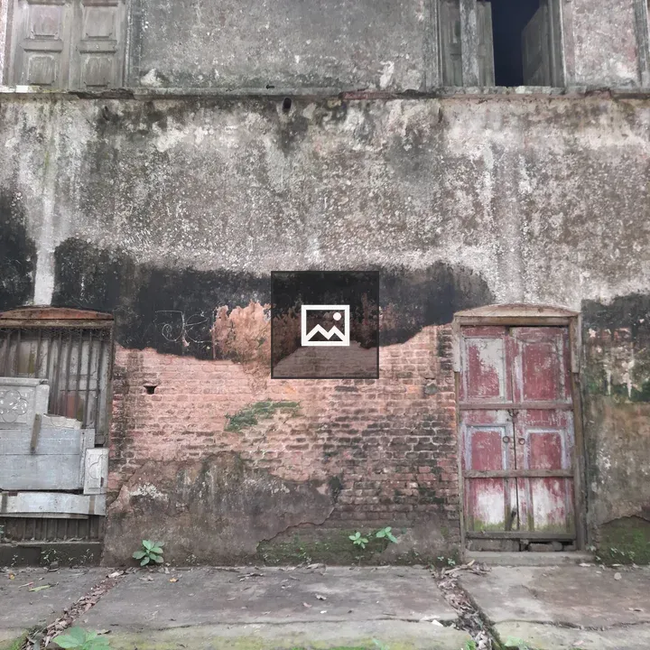 Old Building with Weathered Doors