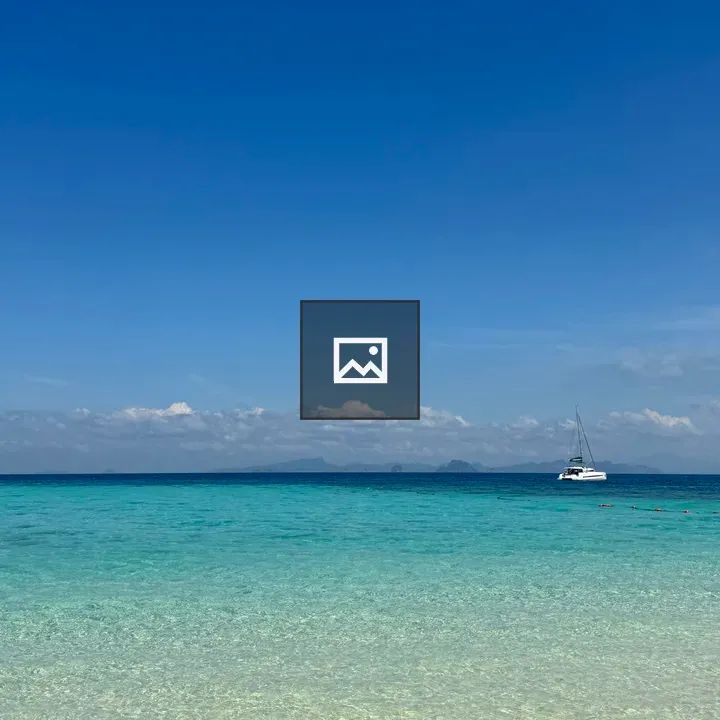 Wide Tropical Ocean with Boats