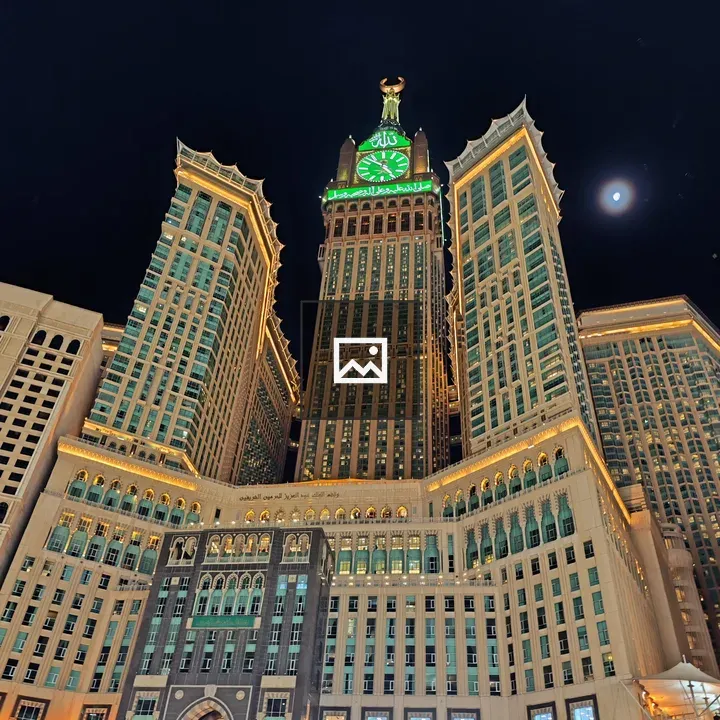 Clock tower at night