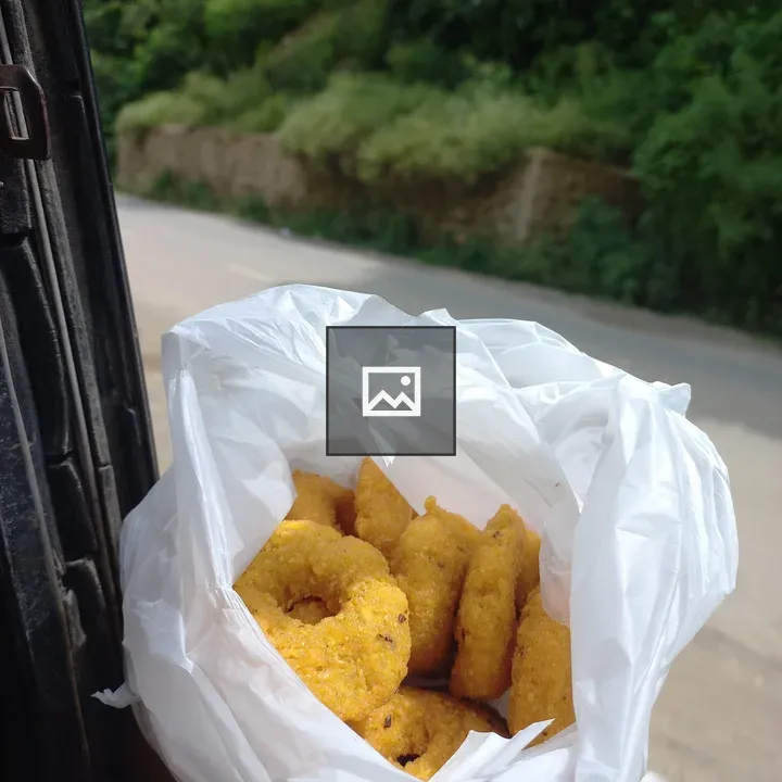 Bag of assorted food items