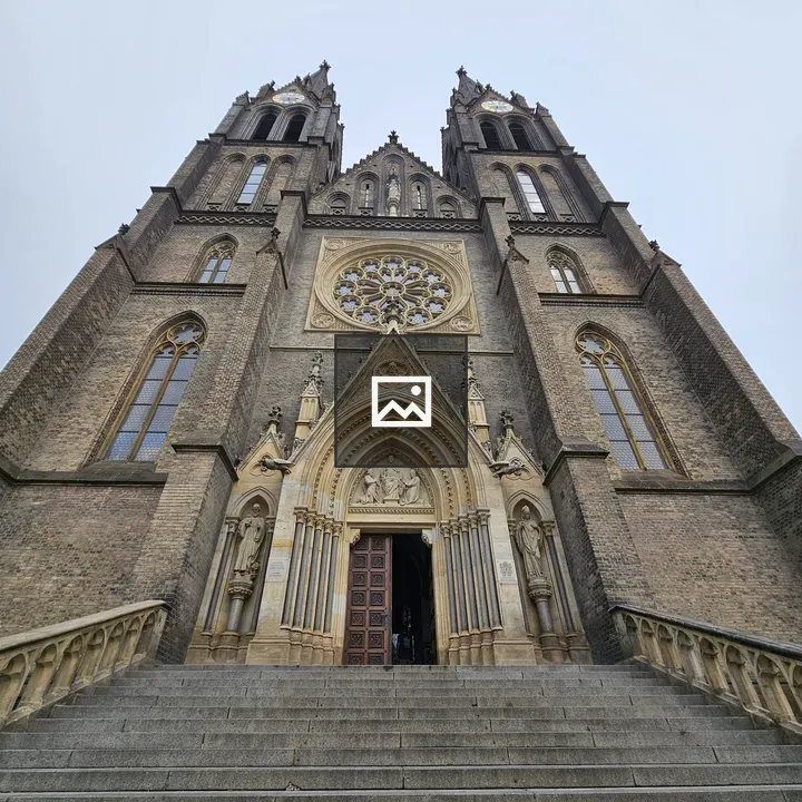 Front Exterior of Basilica of St. Ludmila