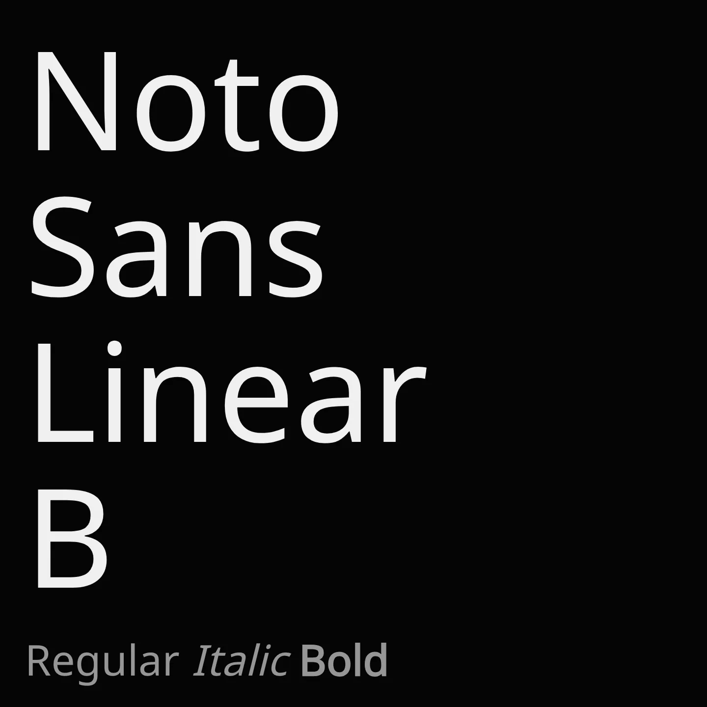Noto Sans Linear B