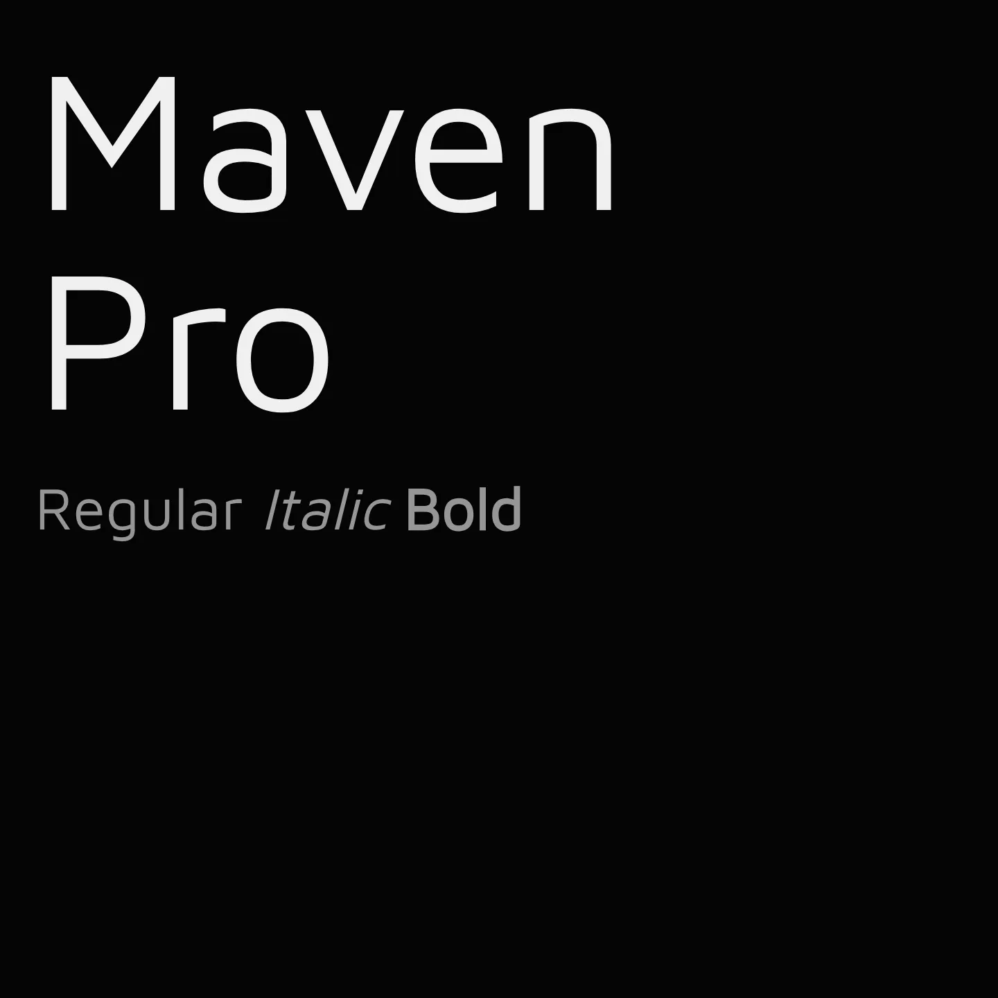 Maven Pro
