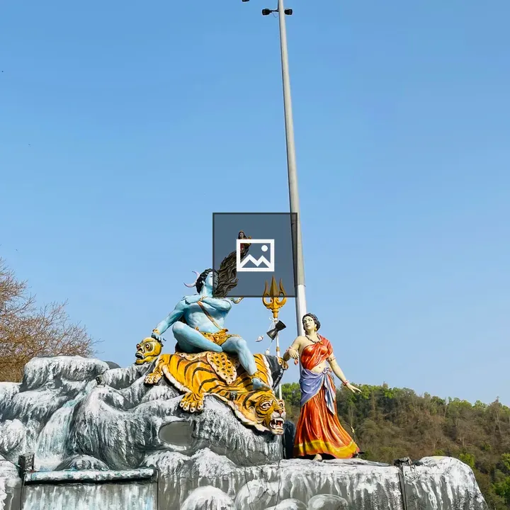 Statue of Shiva and Parvati