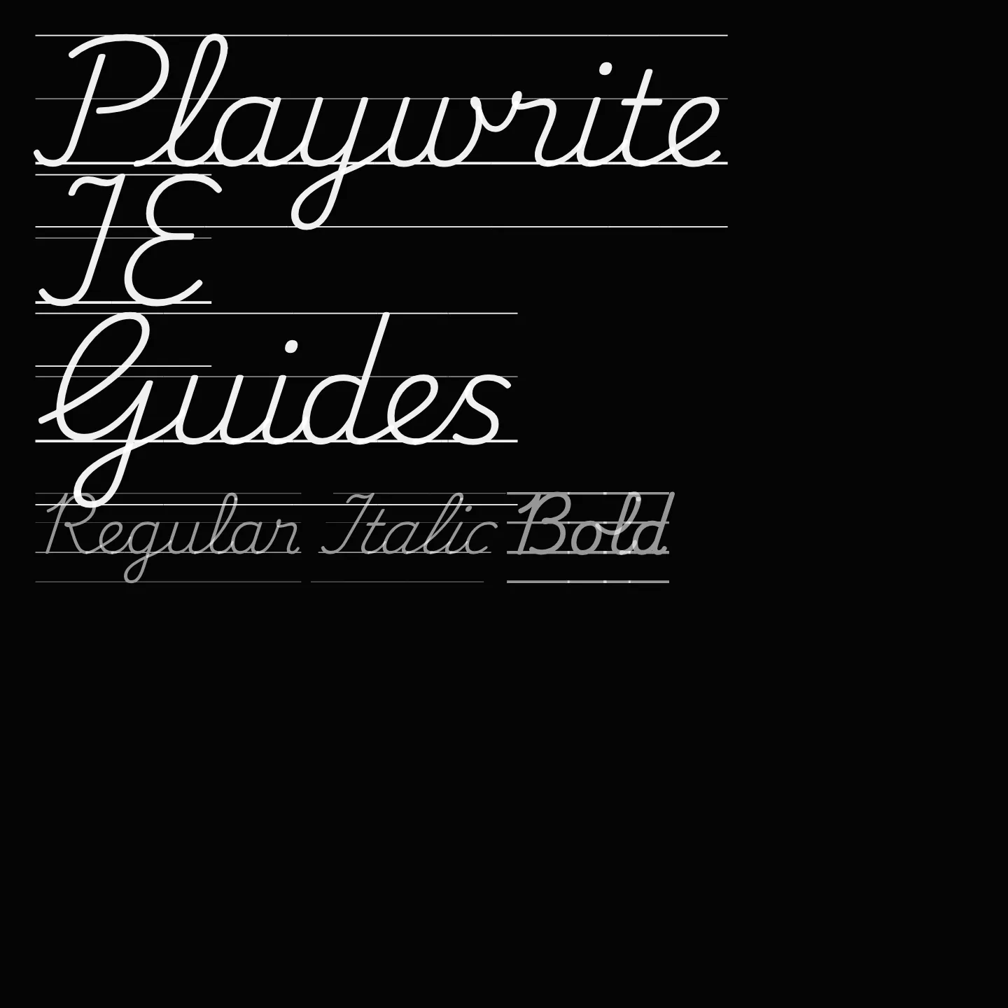 Playwrite IE Guides