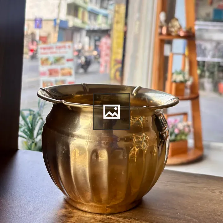 Brass Pot by Window