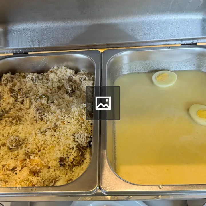 Buffet Tray with Tehari and Egg Sauce