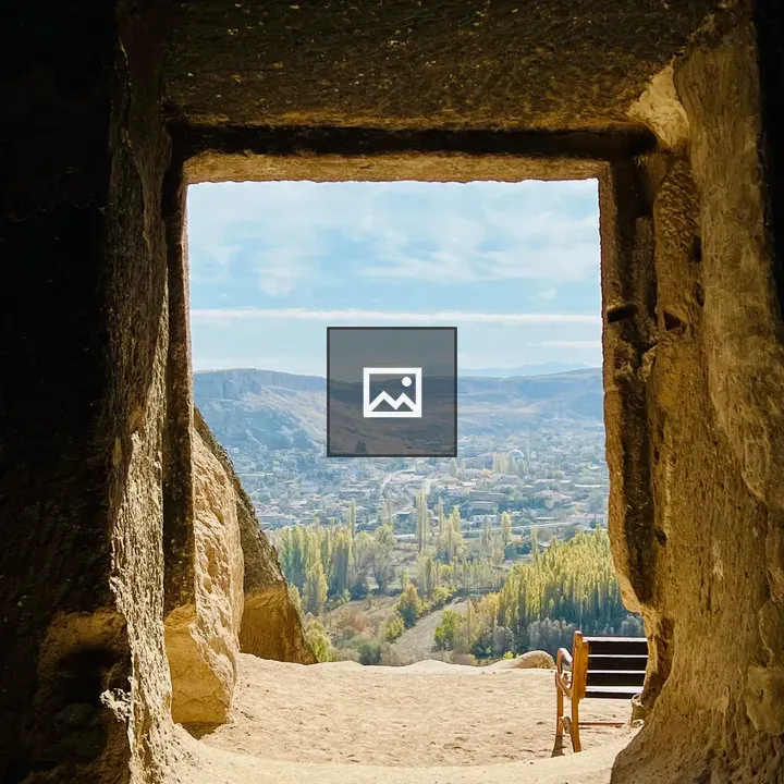 Cave View Over Cappadocia Valley