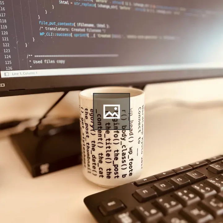 Programming and teacup scene