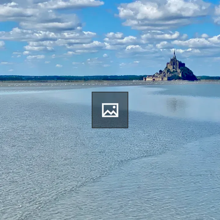 Mont Saint-Michel from the Sea