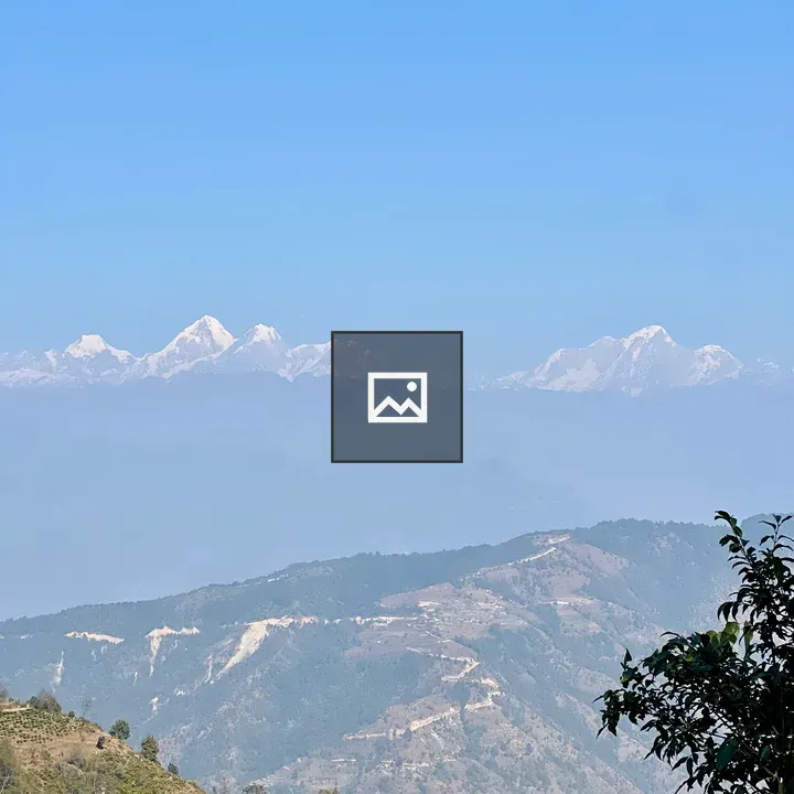 Mountains and Roads in Nepal