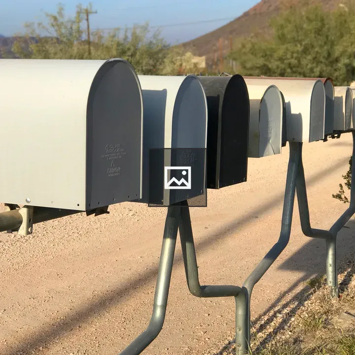 Row of Mailboxes