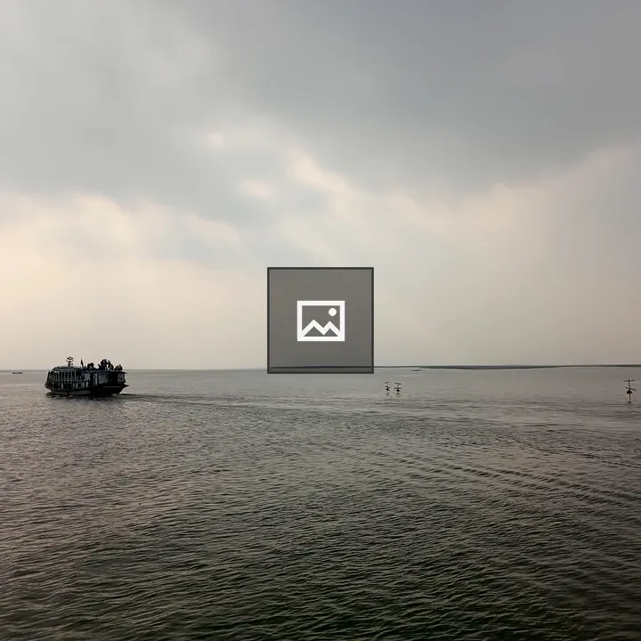 Launch boat on Padma River