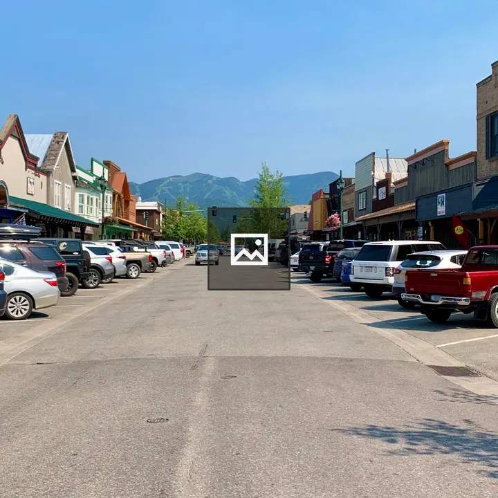 Main Street In A Small Mid-West Town